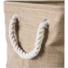 imageDII Collapsible Variegated Polyester Storage Bin Large GrayTaupe