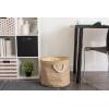 imageDII Collapsible Variegated Polyester Storage Bin Large GrayTaupe