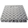 imageDII Hard Sided Collapsible Fabric Storage Container for Nursery Offices ampamp Home Organization 11x11x11  Lattice GrayGray