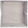 imageDII Hard Sided Collapsible Fabric Storage Container for Nursery Offices ampamp Home Organization 11x11x11  Lattice GrayRust