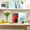 imageDII Non Woven Storage Collection Polyester Herringbone Bin Small Set of 2 Mauve 2 PieceAqua