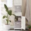 imageDII Non Woven Storage Collection Polyester Herringbone Bin Small Set of 2 Mauve 2 PieceGray