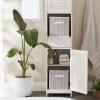 imageDII Non Woven Storage Collection Polyester Herringbone Bin Small Set of 2 Mauve 2 PieceGray