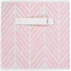imageDII Non Woven Storage Collection Polyester Herringbone Bin Small Set of 2 Mauve 2 PieceMauve