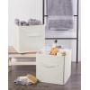 imageDII NonWoven Fabric Storage Bins with Removable Bottom 13quot SmallSet of 2 White 2 Piece