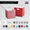 imageDII NonWoven Fabric Storage Bins with Removable Bottom 13quot SmallSet of 2 White 2 Piece