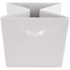 imageDII NonWoven Fabric Storage Bins with Removable Bottom 13quot SmallSet of 2 White 2 Piece