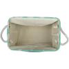 imageDII Polyester Container with Handles Chevron Storage Bin Large Round AquaAqua