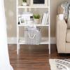 imageDII Polyester Container with Handles Herringbone Storage Bin Small Off WhiteGray