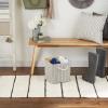 imageDII Polyester Container with Handles Herringbone Storage Bin Small Off WhiteGray