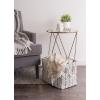 imageDII Polyester Container with Handles Herringbone Storage Bin Small Off WhiteOff White