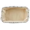 imageDII Polyester Container with Handles Herringbone Storage Bin Small Off WhiteOff White