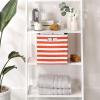 imageDII Polyester Cube Storage Collection Collapsible Hard Sided Bin 13x13x13quot Nautical BlueSpice