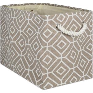 imageDII Collapsible Polyester Storage Bin Stained Glass Stone Medium RectangleStone