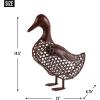 imageDII Chicken Wire Collection Farm Animal Sculpture Duck 13x475x145 inches IronIron