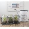 imageDII Chicken Wire Collection Farmhouse Vintage Caddy with Vases Rustic BronzeRustic Bronze