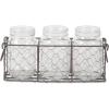 imageDII Chicken Wire Collection Farmhouse Vintage Caddy with Vases Rustic BronzeRustic Bronze