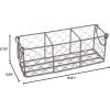 imageDII Chicken Wire Collection Farmhouse Vintage Caddy with Vases Rustic BronzeRustic Bronze