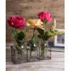 imageDII Chicken Wire Collection Farmhouse Vintage Caddy with Vases Rustic BronzeRustic Bronze