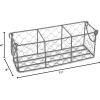 imageDII Chicken Wire Collection Farmhouse Vintage Caddy with Vases Rustic BronzeVintage Gray