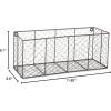 imageDII Chicken Wire Collection Farmhouse Vintage Wall Baskets Small Basket Vintage GreyVintage Grey