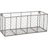 imageDII Chicken Wire Collection Farmhouse Vintage Wall Baskets Small Basket Vintage GreyVintage Grey