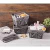 imageDII Farmhouse Chicken Wire Storage Baskets with Liner Medium Vintage Grey 11x788x7quot 2 Piece