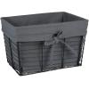 imageDII Farmhouse Chicken Wire Storage Baskets with Liner Medium Vintage Grey 11x788x7quot 2 Piece