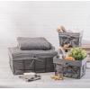 imageDII Farmhouse Chicken Wire Storage Baskets with Liner Medium Vintage Grey 11x788x7quot 2 Piece