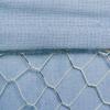 imageDII Farmhouse Chicken Wire Storage Baskets with Liner Small Rustic Black ampamp White Ticking Stripe 9x7x6quot 3 PieceAntique Denim