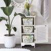imageDII Farmhouse Chicken Wire Storage Baskets with Liner Small Rustic Black ampamp White Ticking Stripe 9x7x6quot 3 PieceAntique Lemon Print