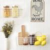 imageDII Farmhouse Vintage Dcor Wire Wall Basket Medium Bronze 2 PieceAntique White