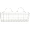 imageDII Farmhouse Vintage Dcor Wire Wall Basket Medium Bronze 2 PieceAntique White