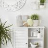 imageDII Farmhouse Vintage Dcor Wire Wall Basket Medium Bronze 2 PieceAntique White