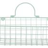 imageDII Farmhouse Vintage Dcor Wire Wall Basket Medium Bronze 2 PieceAqua