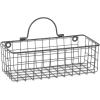 imageDII Farmhouse Vintage Dcor Wire Wall Basket Medium Bronze 2 PieceBlack