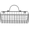 imageDII Farmhouse Vintage Dcor Wire Wall Basket Medium Bronze 2 PieceBlack