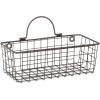 imageDII Farmhouse Vintage Dcor Wire Wall Basket Medium Bronze 2 PieceBronze