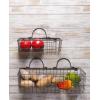 imageDII Farmhouse Vintage Dcor Wire Wall Basket Medium Bronze 2 PieceBronze