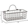imageDII Farmhouse Vintage Dcor Wire Wall Basket Medium Bronze 2 PieceBronze