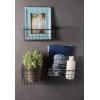 imageDII Farmhouse Vintage Dcor Wire Wall Basket Medium Bronze 2 PieceGray