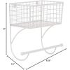 imageDII Rustic Farmhouse Bathroom Dcor Metal Storage Small Towel Bar RusticAntique White