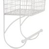 imageDII Rustic Farmhouse Bathroom Dcor Metal Storage Small Towel Bar RusticAntique White