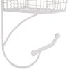 imageDII Rustic Farmhouse Bathroom Dcor Metal Storage Small Towel Bar RusticAntique White