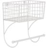 imageDII Rustic Farmhouse Bathroom Dcor Metal Storage Small Towel Bar RusticAntique White