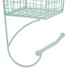 imageDII Rustic Farmhouse Bathroom Dcor Metal Storage Small Towel Bar RusticAqua