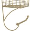 imageDII Rustic Farmhouse Bathroom Dcor Metal Storage Small Towel Bar RusticGold