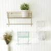 imageDII Rustic Farmhouse Bathroom Dcor Metal Storage Small Towel Bar RusticGold