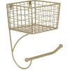 imageDII Rustic Farmhouse Bathroom Dcor Metal Storage Small Towel Bar RusticGold