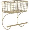 imageDII Rustic Farmhouse Bathroom Dcor Metal Storage Small Towel Bar RusticGold